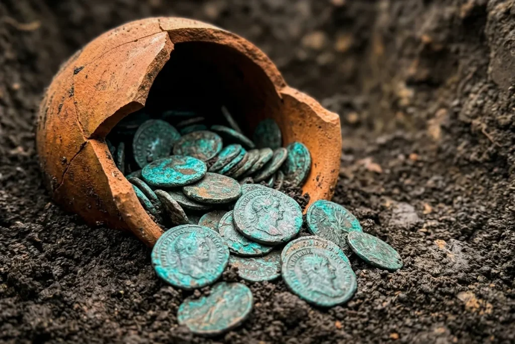 40.000 Münzen unterm Rasen: Sensationeller Schatzfund im Garten verblüfft Archäologen