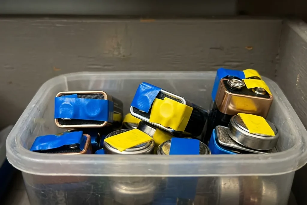 Gefährliche Funken: Warum deine alte Batterieschublade eine tickende Zeitbombe ist