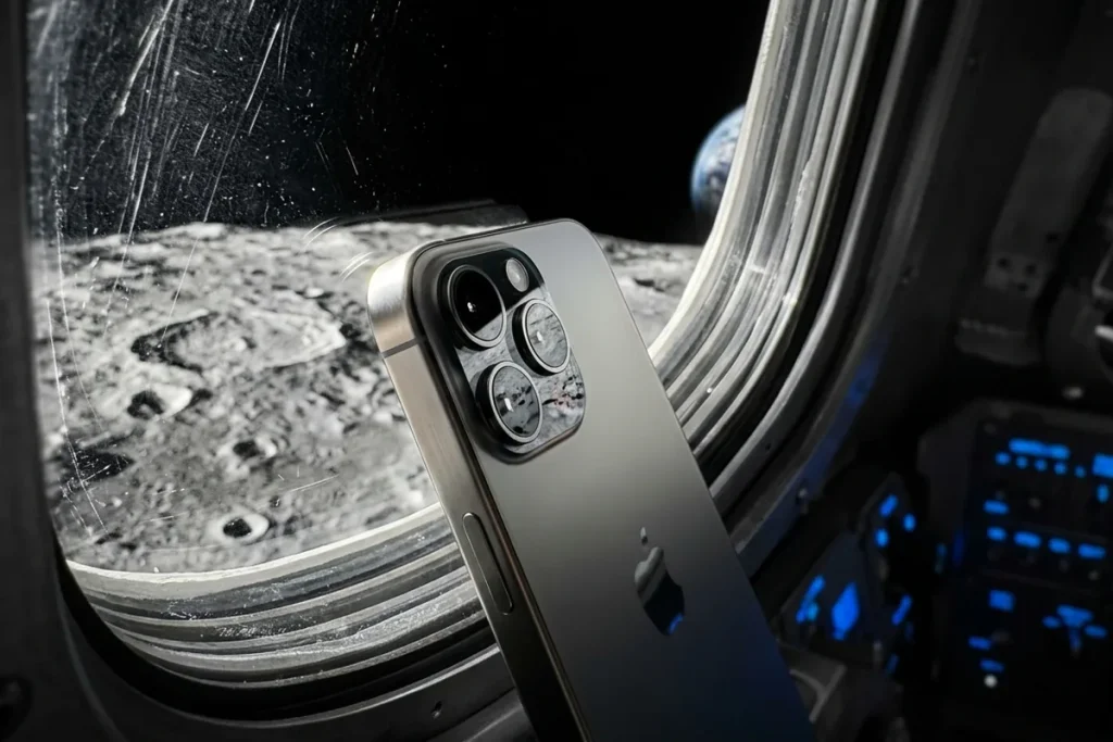 iPhone 17 Pro Max im All: Artemis II-Kommandant knipst spektakuläres Mond-Foto aus dem Orion-Cockpit