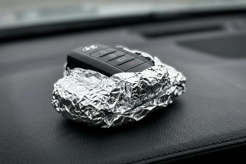 Warum immer mehr Autofahrer ihre Schlüssel in Alufolie wickeln – und warum Sie es auch tun sollten